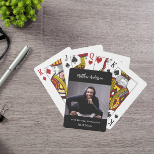 Jeu De Cartes Anniversaire photo nom amusant