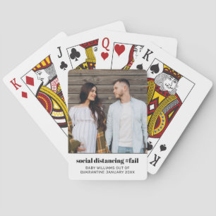 Jeu De Cartes Annonce de grossesse bébé de quarantaine Photo