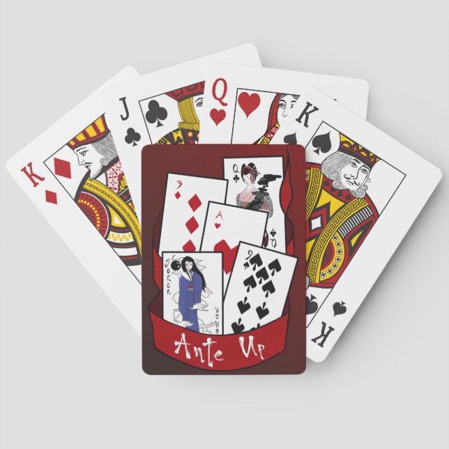Jeu De Cartes Ante vers le haut (dos)