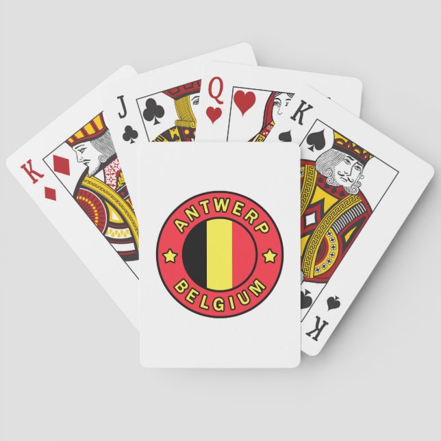 Jeu De Cartes Anvers Belgique (dos)