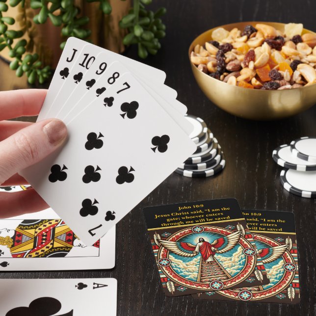 Jeu De Cartes Appel radieux de Jésus au ciel (In Situ)