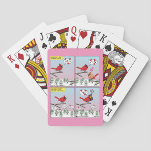 Jeu De Cartes Appels de accouplement d'oiseaux modernes comique