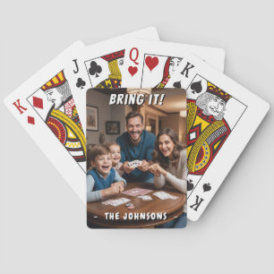 Jeu De Cartes Apportez-le amusant Jeux de famille Nuit Photo Cus
