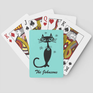 Jeu De Cartes Aqua Atomic Retro Cat Lecture Cartes MCM Cadeau