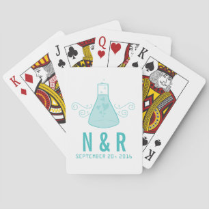Jeu De Cartes Aqua Sweet Chimie Mariage Jouer des cartes