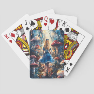 Jeu De Cartes Aquarelle Alice au pays des merveilles