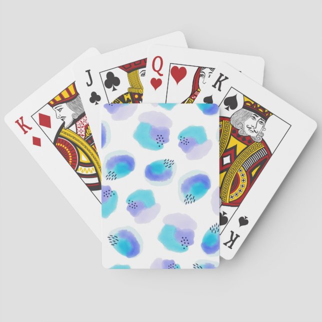 Jeu De Cartes Aquarelle brosse (dos)