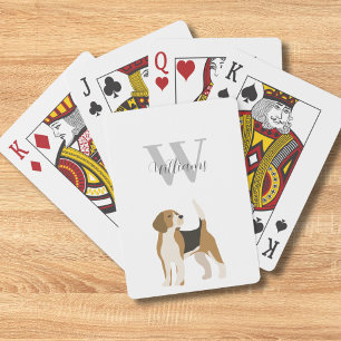 Jeu De Cartes Aquarelle de chien personnalisée