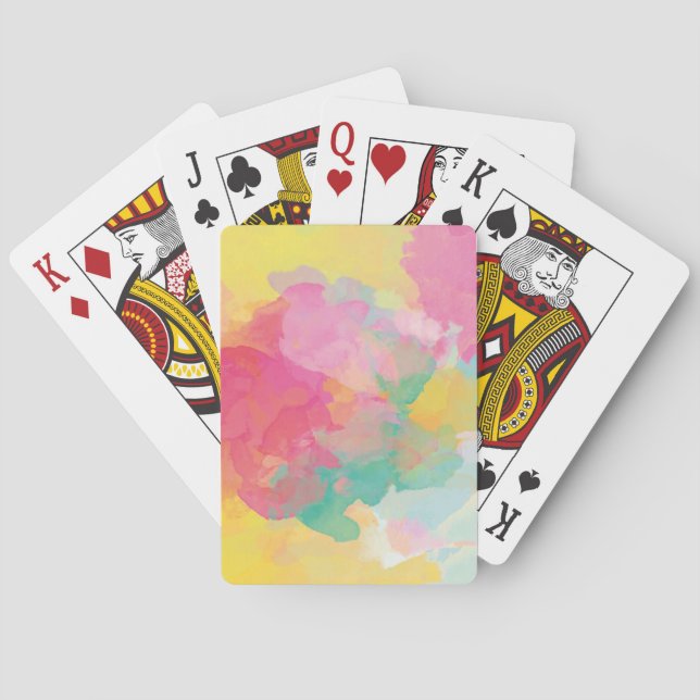 Jeu De Cartes Aquarelles Pastel (dos)