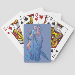 Jeu De Cartes Aquarius Zodiac Déesse Ventre Danseur Art Annivers