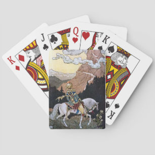 Jeu De Cartes Arabian Nights Chevalier Prince sur Cheval Blanc