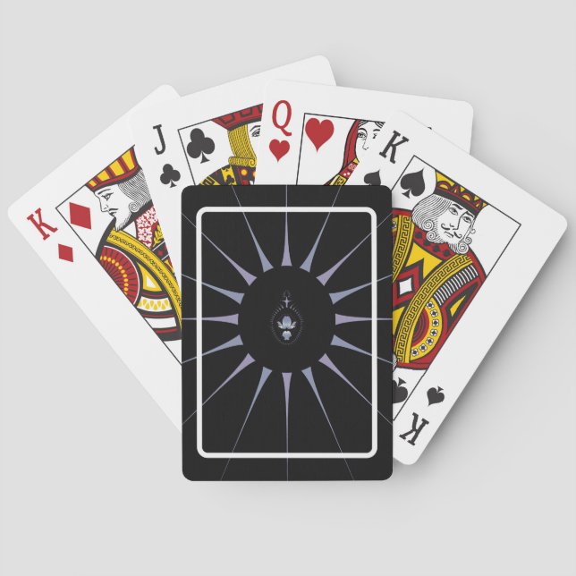 Jeu De Cartes Araignée violette (dos)