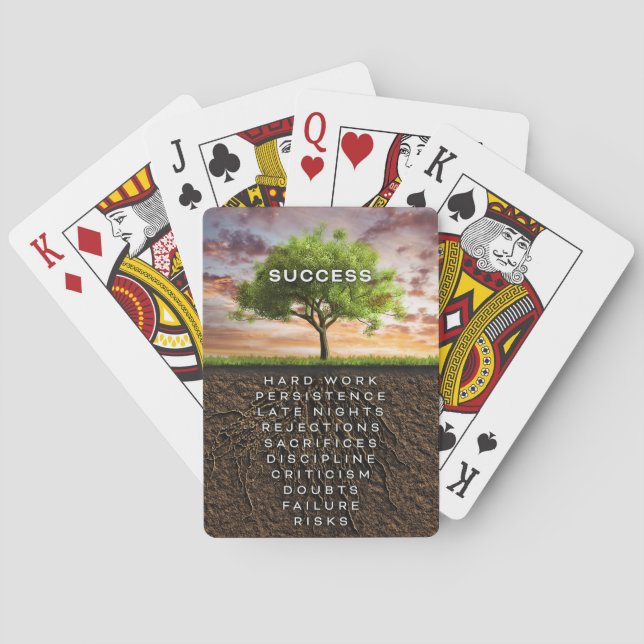 Jeu De Cartes Arborescence de succès (dos)
