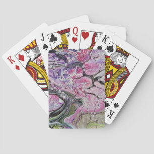 Jeu De Cartes Arbre cerise en fleurs Jouer aux cartes