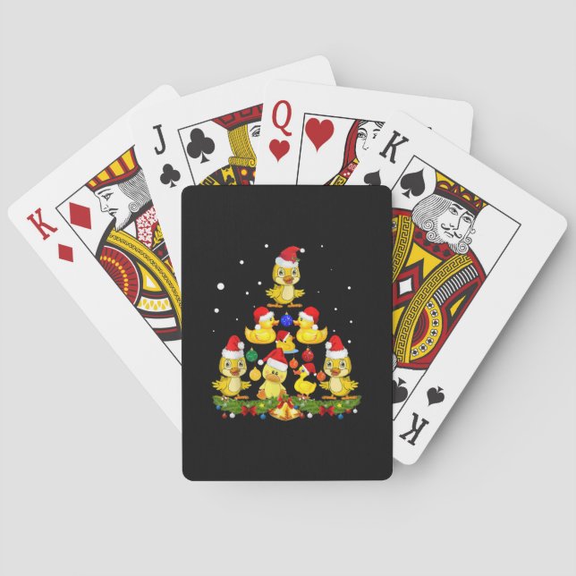 Jeu De Cartes Arbre de Noël (dos)