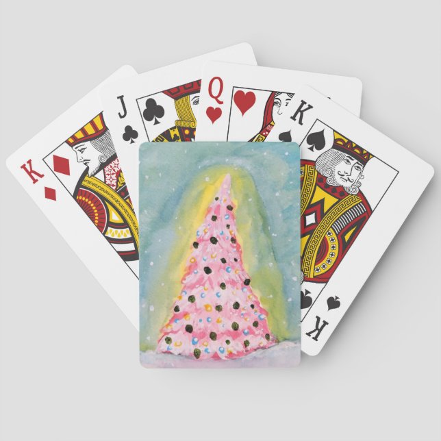 Jeu De Cartes Arbre de Noël (dos)