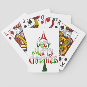 Jeu De Cartes Arbre de Noël très joyeux