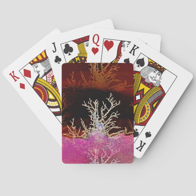 JEU DE CARTES ARBRES D'HIVER (dos)