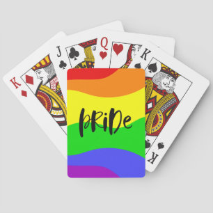 Jeu De Cartes Arc-en-ciel de la fierté moderne
