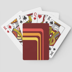 Jeu De Cartes arc-en-ciel des années 70