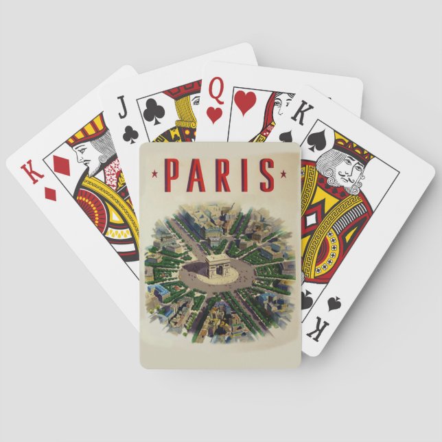 Jeu De Cartes Arc vintage de Triomphe Paris (dos)