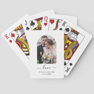 Jeu De Cartes Arche photo moderne   Amour noir et blanc