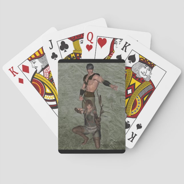 Jeu De Cartes Archers 001 (dos)
