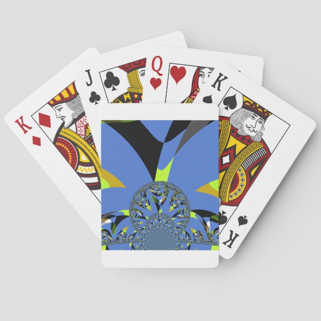 Jeu De Cartes Arches cool avec sphères fractales Art Design (dos)