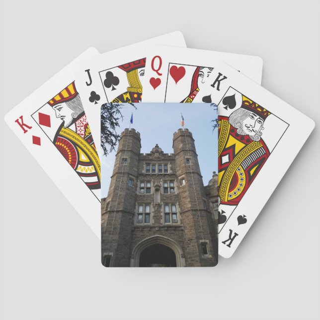 Jeu De Cartes Architecture collégiale Rockefeller Hall Bryn Mawr (dos)