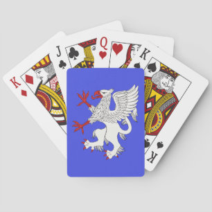 Jeu De Cartes Argent Griffin Rampant