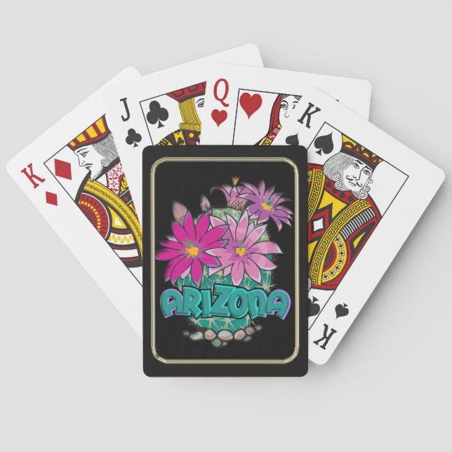 Jeu De Cartes Arizona Cactus Jouer des cartes (dos)