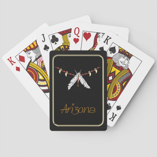 Jeu De Cartes Arizona Feather Choker Jouer des cartes (dos)