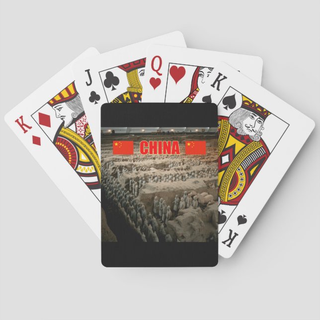 Jeu De Cartes Armée de terre de CHINE (dos)