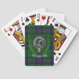 Jeu De Cartes Armstrong Scottish Clan Tartan et Crest