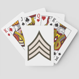 Jeu De Cartes Army Sergeant rank
