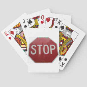 Jeu De Cartes Arrêter le signe