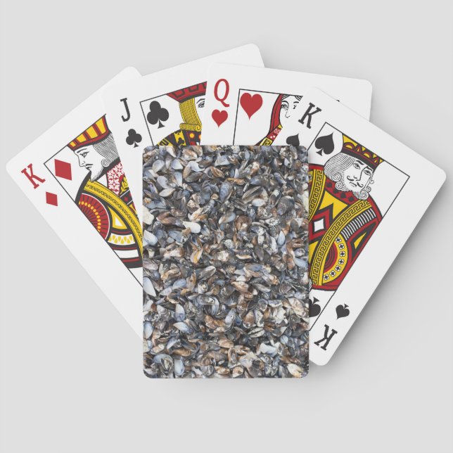 Jeu De Cartes Arrière - plan de coquillages (dos)