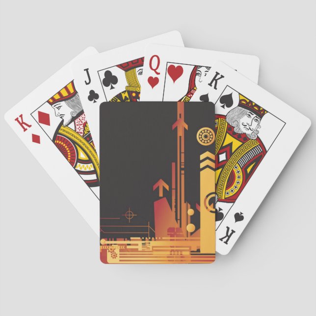 Jeu De Cartes Arrière - plan de demi-teinte technique 2 (dos)