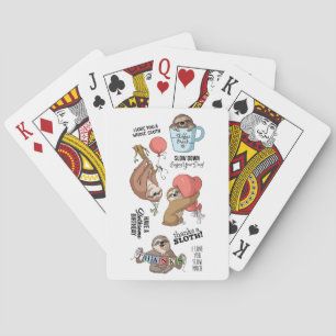 Jeu De Cartes arrière - plan de fentes Animées