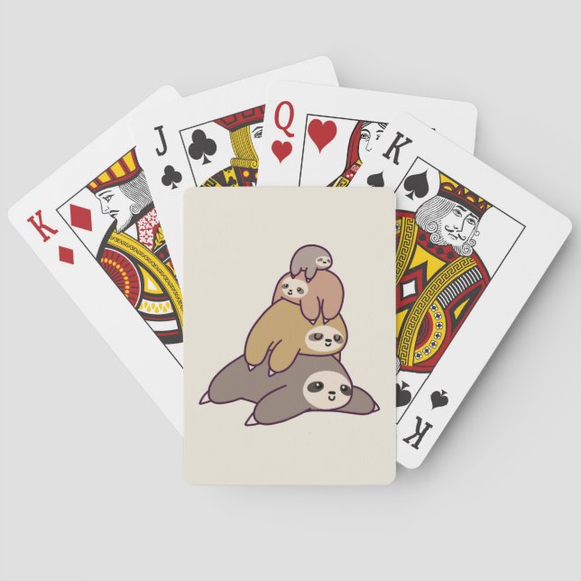 Jeu De Cartes Arrière - plan de fentes mignonnes (dos)