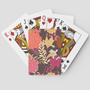 Jeu De Cartes Arrière - plan floral 2