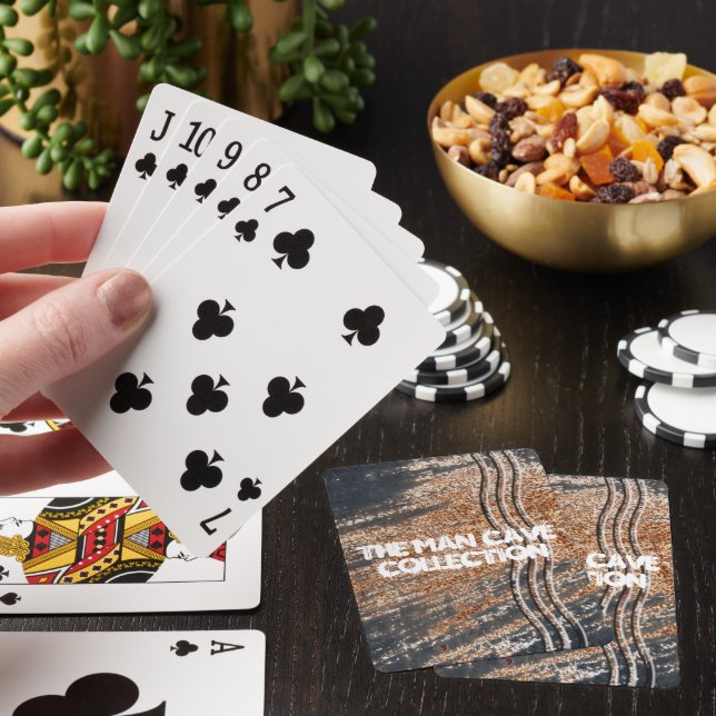 Jeu De Cartes Arrière - plan noir rusty Grunge (In Situ)