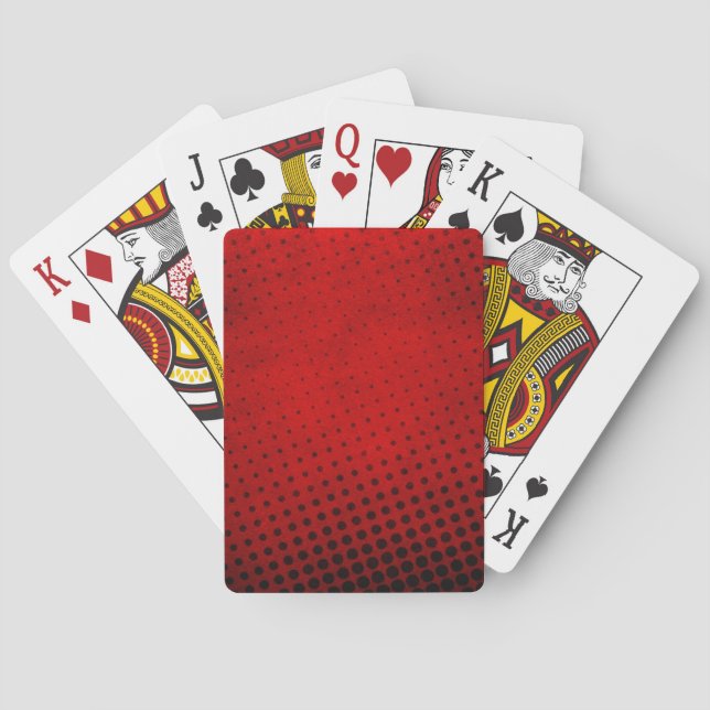 Jeu De Cartes Arrière - plan tramé de motif (dos)
