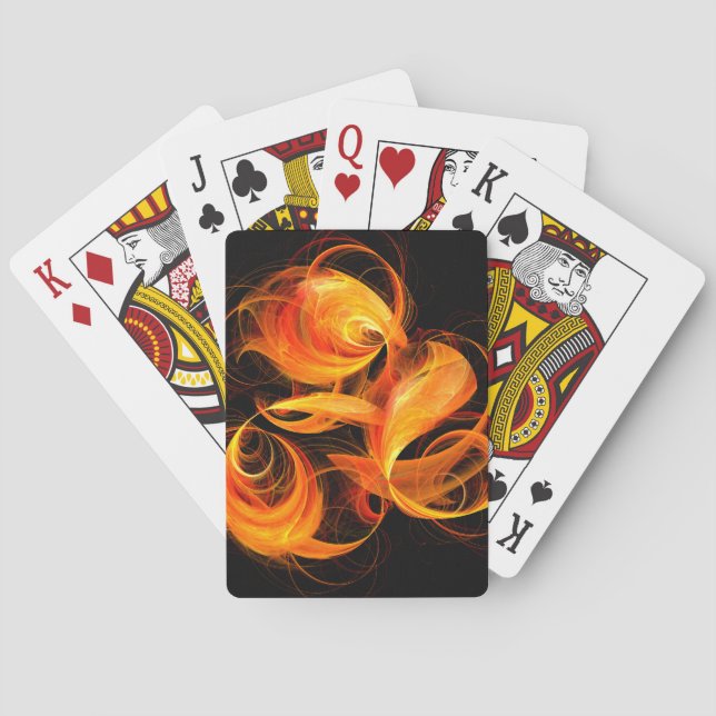 Jeu De Cartes Art Abstrait Fireball (dos)