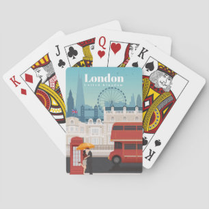 Jeu De Cartes Art de voyage Voyage à Londres Angleterre