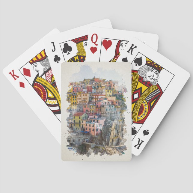 Jeu De Cartes Art des Cinque Terre (dos)