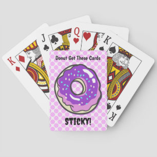 Jeu De Cartes Art Donut Funny Pun Poker Cartes d'Art