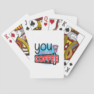 Jeu De Cartes Art du café Vous m'aviez à café