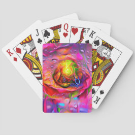Jeu De Cartes Art Floral Surreal