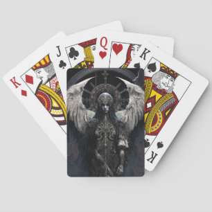 Jeu De Cartes Art gothique d'Imaginaire d'Angle foncé